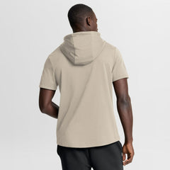 Detroit Red Wings Fanatics Authentic Pro Road Short Sleeve Hoodie - Tan | Fanatics on sale