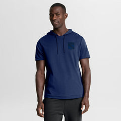 New York Rangers Fanatics Authentic Pro Road Short Sleeve Hoodie - Navy | Fanatics Clearance
