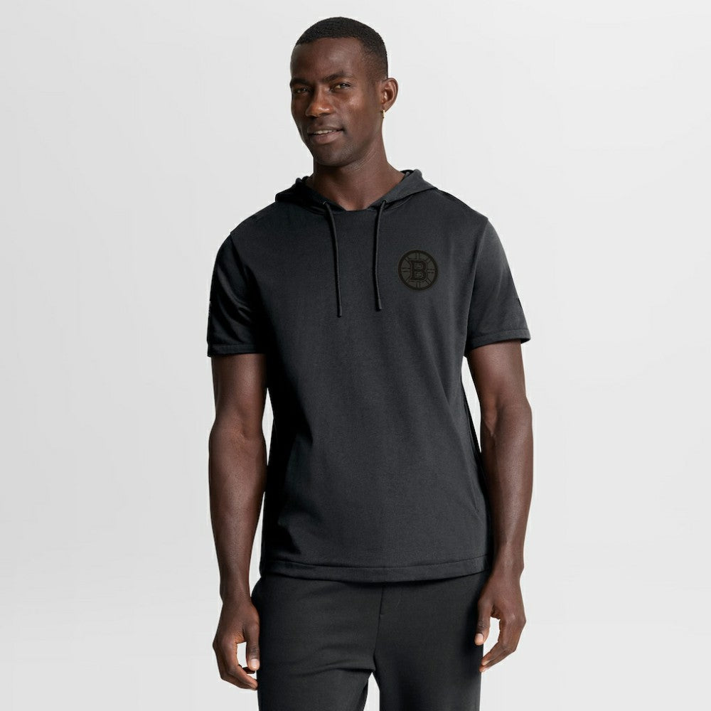 Boston Bruins Fanatics Authentic Pro Road Short Sleeve Hoodie - Black | Fanatics Lifestyle