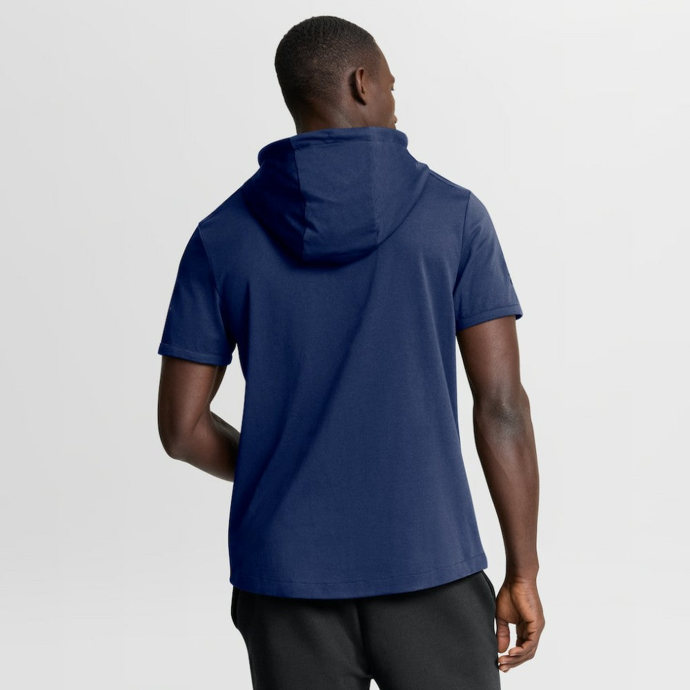Toronto Maple Leafs Fanatics Authentic Pro Road Short Sleeve Hoodie - Navy | Fanatics Lifestyle