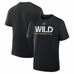 Minnesota Wild Fanatics Authentic Pro Primary T-Shirt - Black | Fanatics Clearance