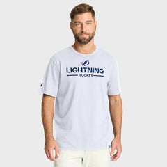 Tampa Bay Lightning Fanatics Authentic Pro Primary T-Shirt - White | Fanatics Lifestyle