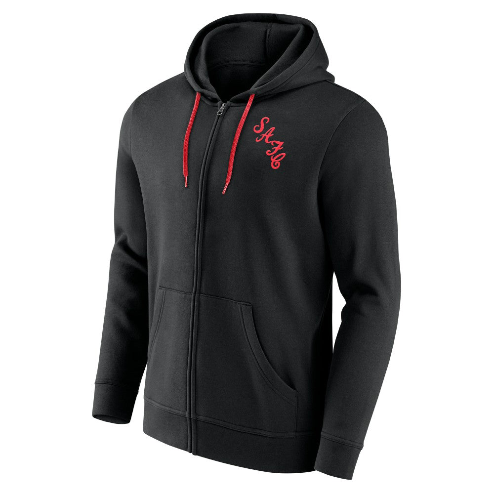 Sunderland Essentials Small Crest Full Zip Hoodie / Black / Mens