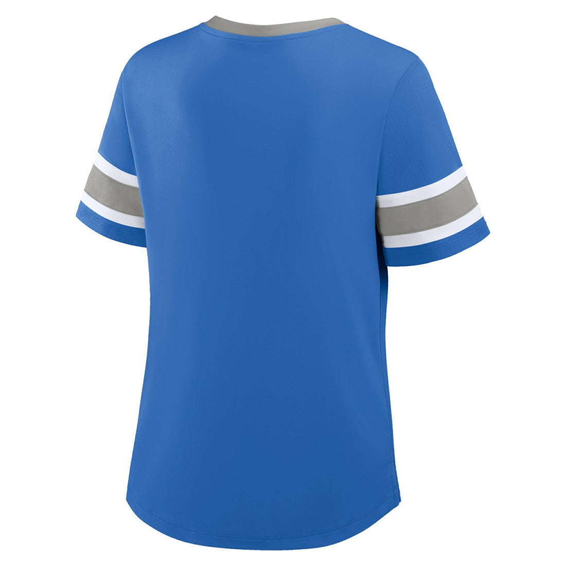 Detroit Lions Women's Redzone Draw Play Athena Lace-Up T-Shirt - Blue - Fanatics