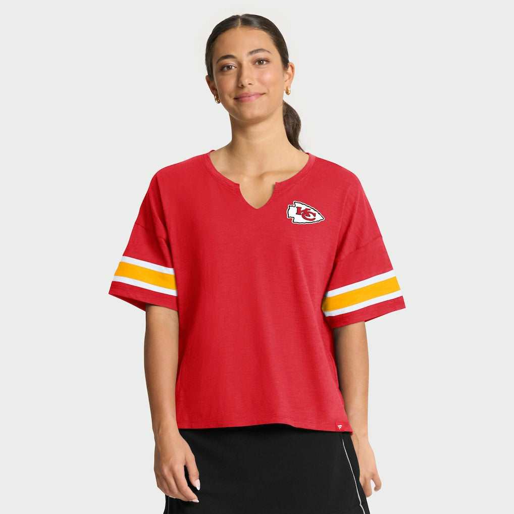 Kansas City Chiefs Women's Redzone Curl Route T-Shirt - Red - Fanatics
