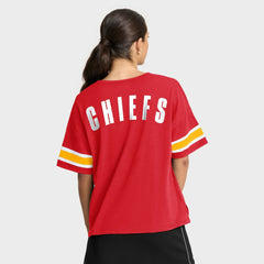 Kansas City Chiefs Women's Redzone Curl Route T-Shirt - Red - Fanatics