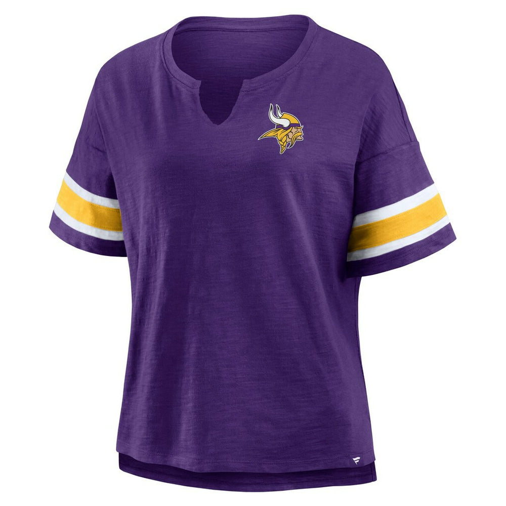 Minnesota Vikings Women's Redzone Curl Route T-Shirt - Purple - Fanatics