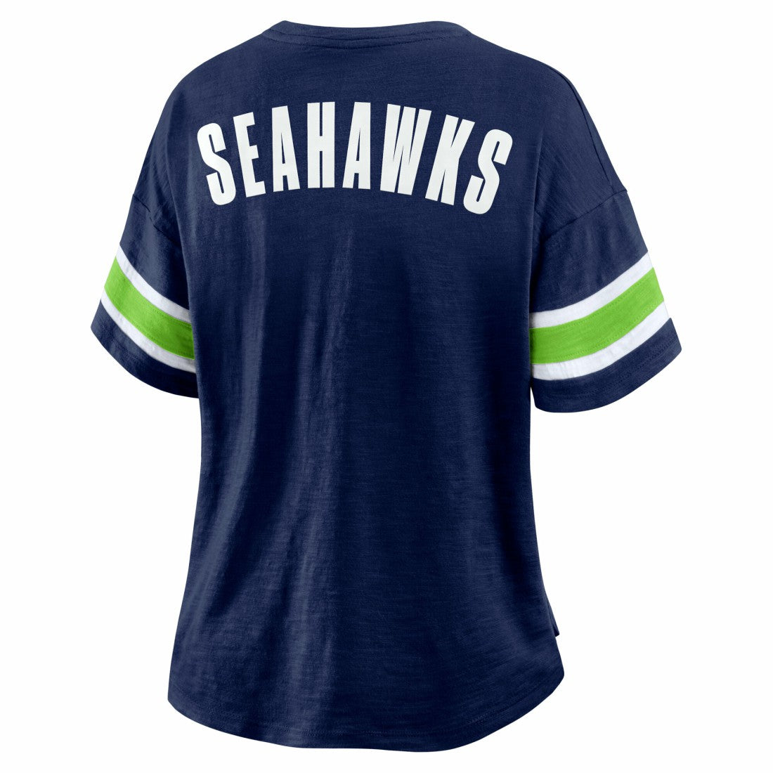 Seattle Seahawks Women's Redzone Curl Route T-Shirt - College Navy - Fanatics