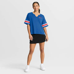 Buffalo Bills Women's Redzone Curl Route T-Shirt - Royal - Fanatics