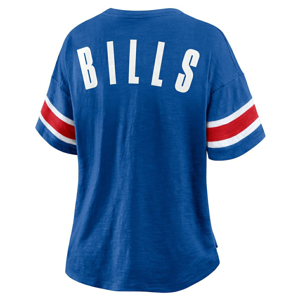 Buffalo Bills Women's Redzone Curl Route T-Shirt - Royal - Fanatics