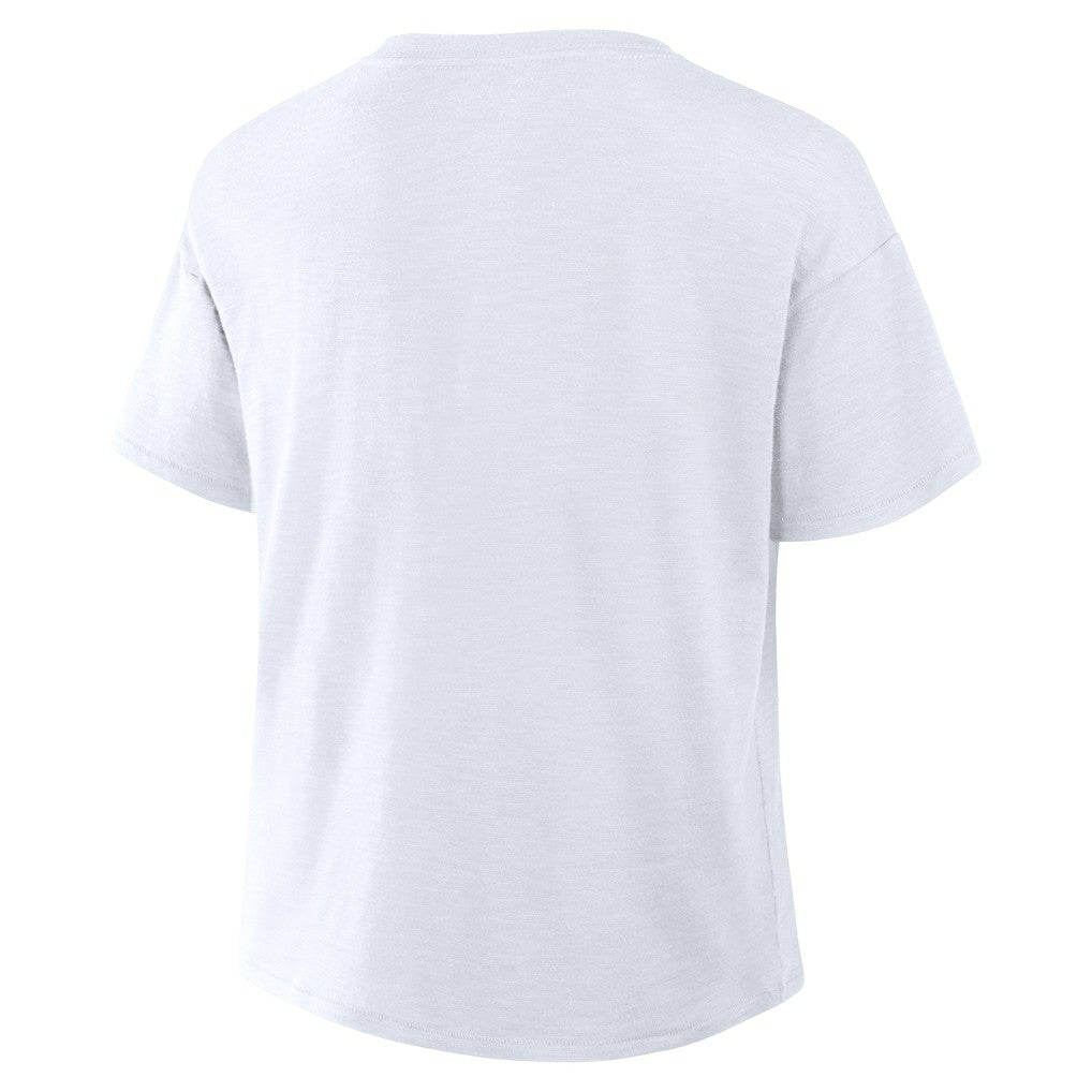 Miami Dolphins Women's Redzone Slub Boxy T-Shirt - White - Fanatics
