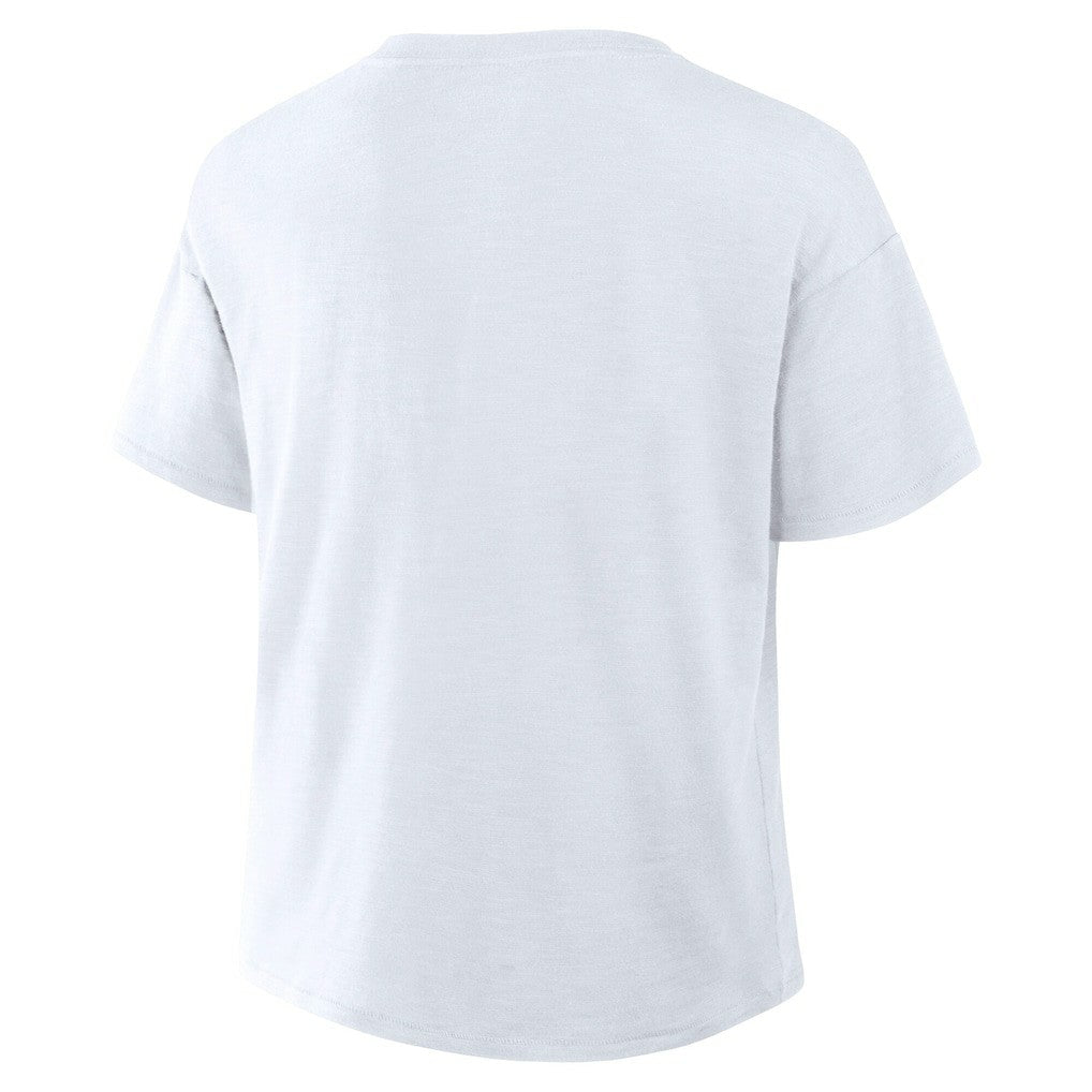 Jacksonville Jaguars Women's Redzone Slub Boxy T-Shirt - White - Fanatics