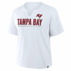 Tampa Bay Buccaneers Women's Redzone Slub Boxy T-Shirt - White - Fanatics