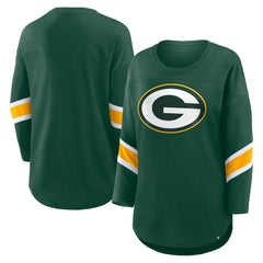 Green Bay Packers Women's Redzone 3/4-Sleeve T-Shirt - Green - Fanatics