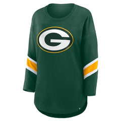 Green Bay Packers Women's Redzone 3/4-Sleeve T-Shirt - Green - Fanatics