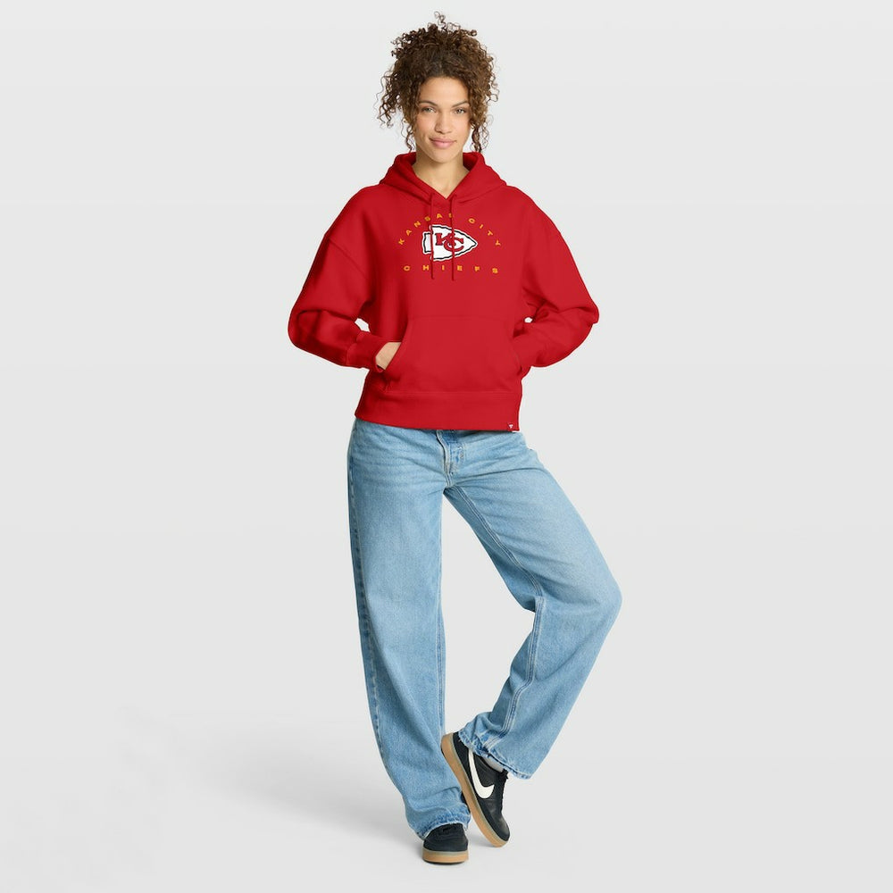 Kansas City Chiefs Women's Eligible Receiver Legacy Pullover Hoodie - Red - Fanatics