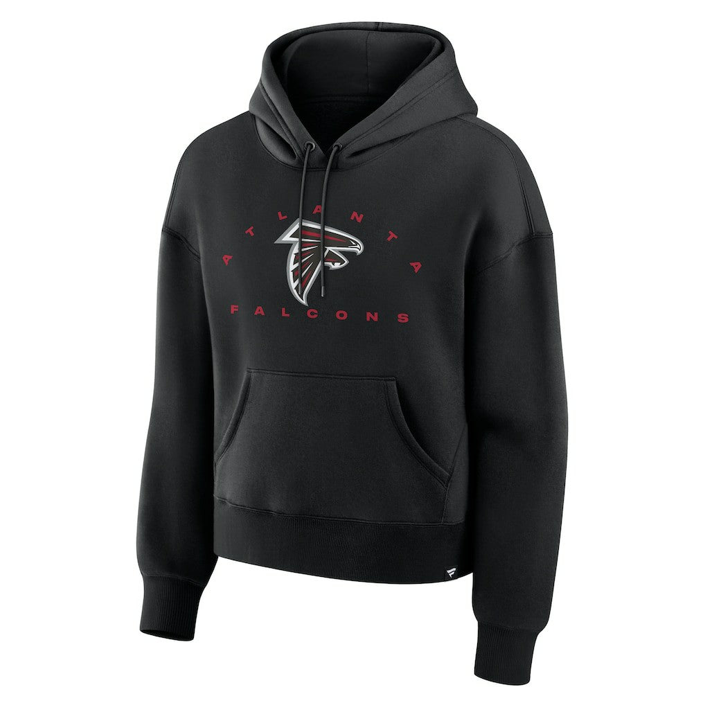 Atlanta Falcons Women's Eligible Receiver Legacy Pullover Hoodie - Black - Fanatics