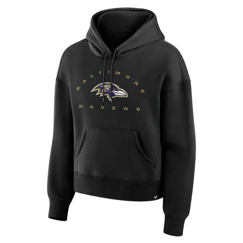 Baltimore Ravens Women's Eligible Receiver Legacy Pullover Hoodie - Black - Fanatics