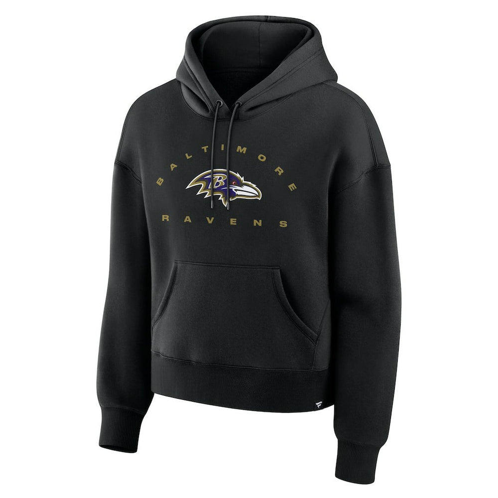 Baltimore Ravens Women's Eligible Receiver Legacy Pullover Hoodie - Black - Fanatics