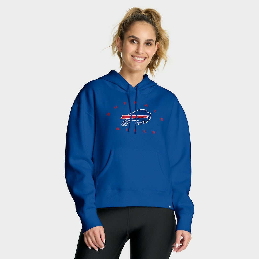 Buffalo Bills Women's Eligible Receiver Legacy Pullover Hoodie - Royal - Fanatics