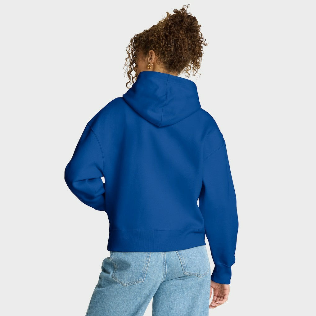 New York Giants Women's Eligible Receiver Legacy Pullover Hoodie - Royal - Fanatics