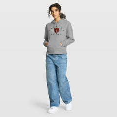 Chicago Bears Women's Eligible Receiver Legacy Pullover Hoodie - Heather Gray - Fanatics