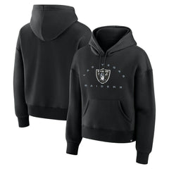 Las Vegas Raiders Women's Eligible Receiver Legacy Pullover Hoodie - Black - Fanatics