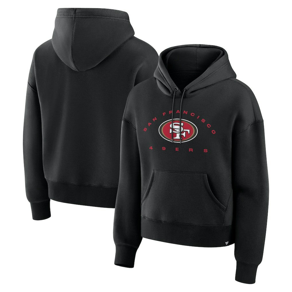 San Francisco 49ers Women's Eligible Receiver Legacy Pullover Hoodie - Black - Fanatics