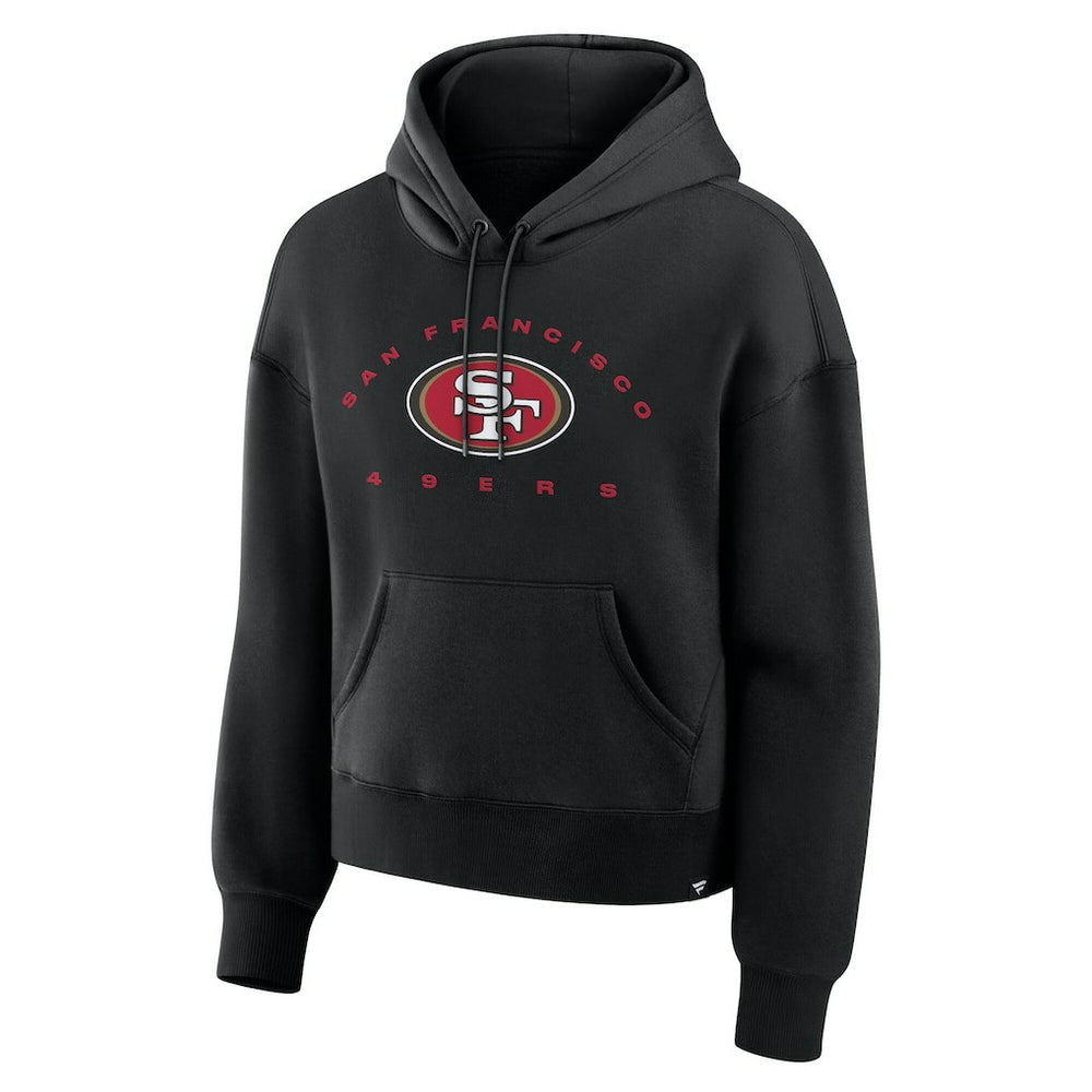 San Francisco 49ers Women's Eligible Receiver Legacy Pullover Hoodie - Black - Fanatics