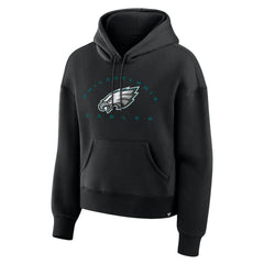 Philadelphia Eagles Women's Eligible Receiver Legacy Pullover Hoodie - Black - Fanatics