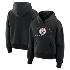 Pittsburgh Steelers Women's Eligible Receiver Legacy Pullover Hoodie - Black - Fanatics