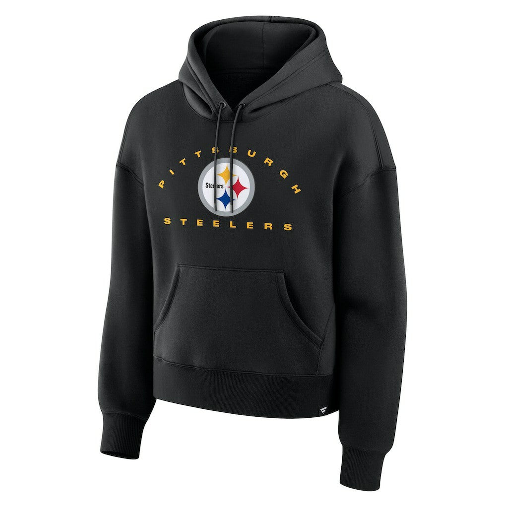 Pittsburgh Steelers Women's Eligible Receiver Legacy Pullover Hoodie - Black - Fanatics