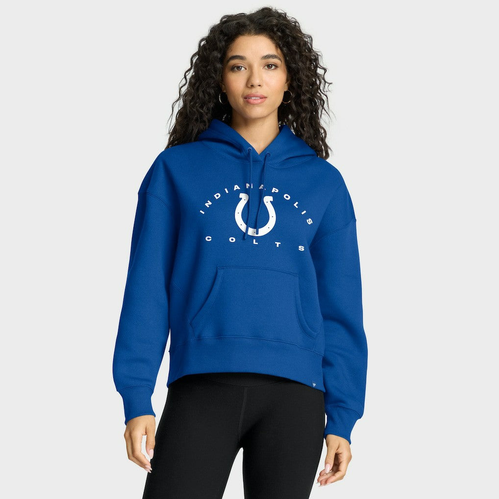 Indianapolis Colts Women's Eligible Receiver Legacy Pullover Hoodie - Royal - Fanatics