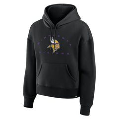 Minnesota Vikings Women's Eligible Receiver Legacy Pullover Hoodie - Black - Fanatics
