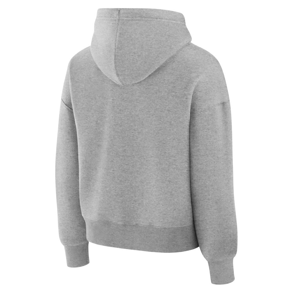 Houston Texans Women's Eligible Receiver Legacy Pullover Hoodie - Heather Gray - Fanatics