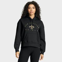 New Orleans Saints Women's Eligible Receiver Legacy Pullover Hoodie - Black - Fanatics