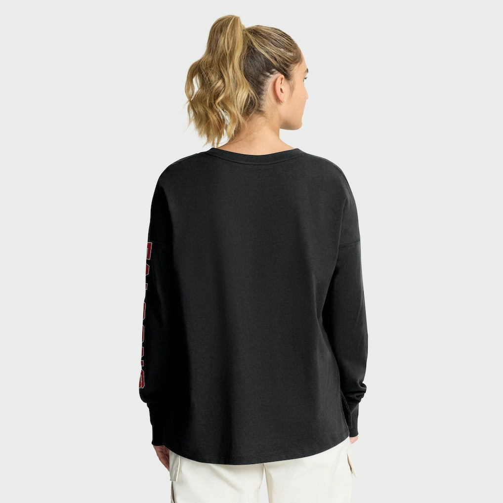 Atlanta Falcons Women's Hometown Legacy Long Sleeve T-Shirt - Black - Fanatics