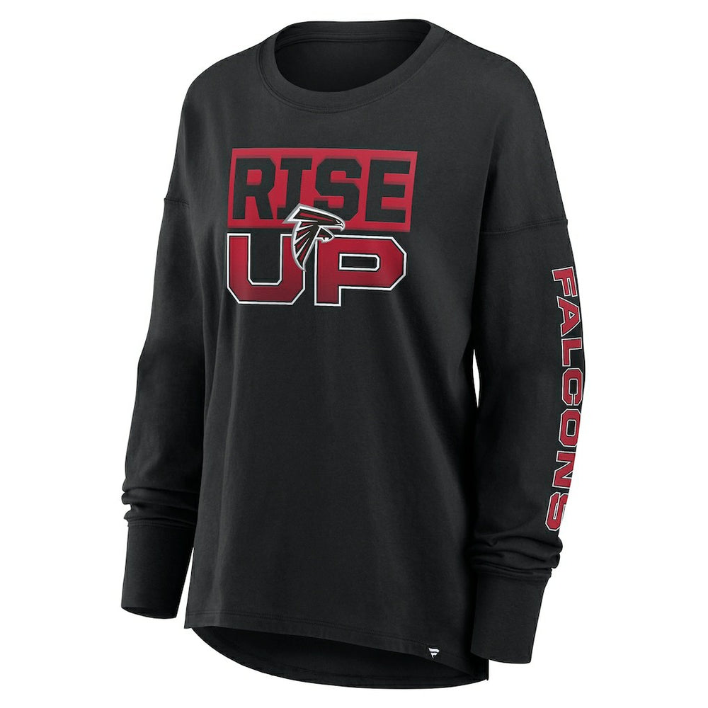 Atlanta Falcons Women's Hometown Legacy Long Sleeve T-Shirt - Black - Fanatics