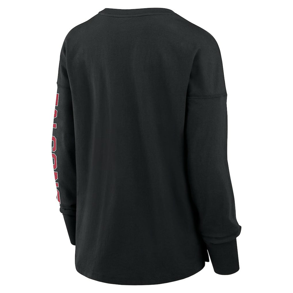 Atlanta Falcons Women's Hometown Legacy Long Sleeve T-Shirt - Black - Fanatics
