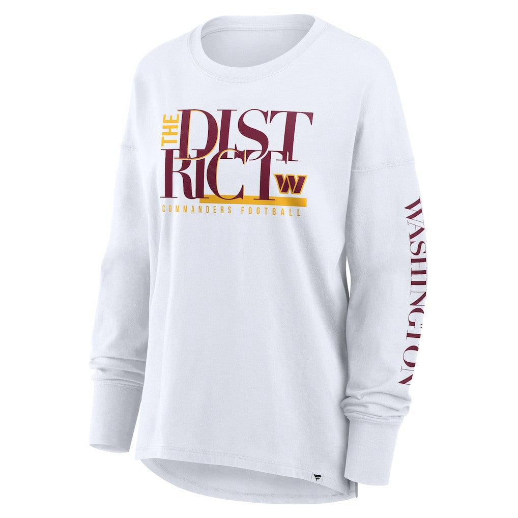 Washington Commanders Women's Hometown Legacy Long Sleeve T-Shirt - White - Fanatics