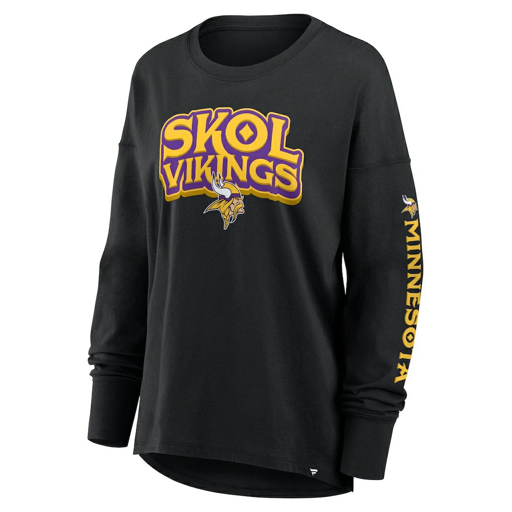 Minnesota Vikings Women's Hometown Legacy Long Sleeve T-Shirt - Black - Fanatics