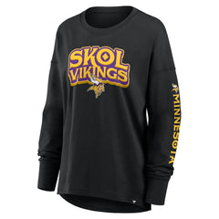 Minnesota Vikings Women's Hometown Legacy Long Sleeve T-Shirt - Black - Fanatics