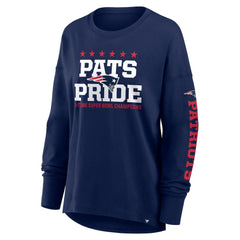 New England Patriots Women's Hometown Legacy Long Sleeve T-Shirt - Navy - Fanatics