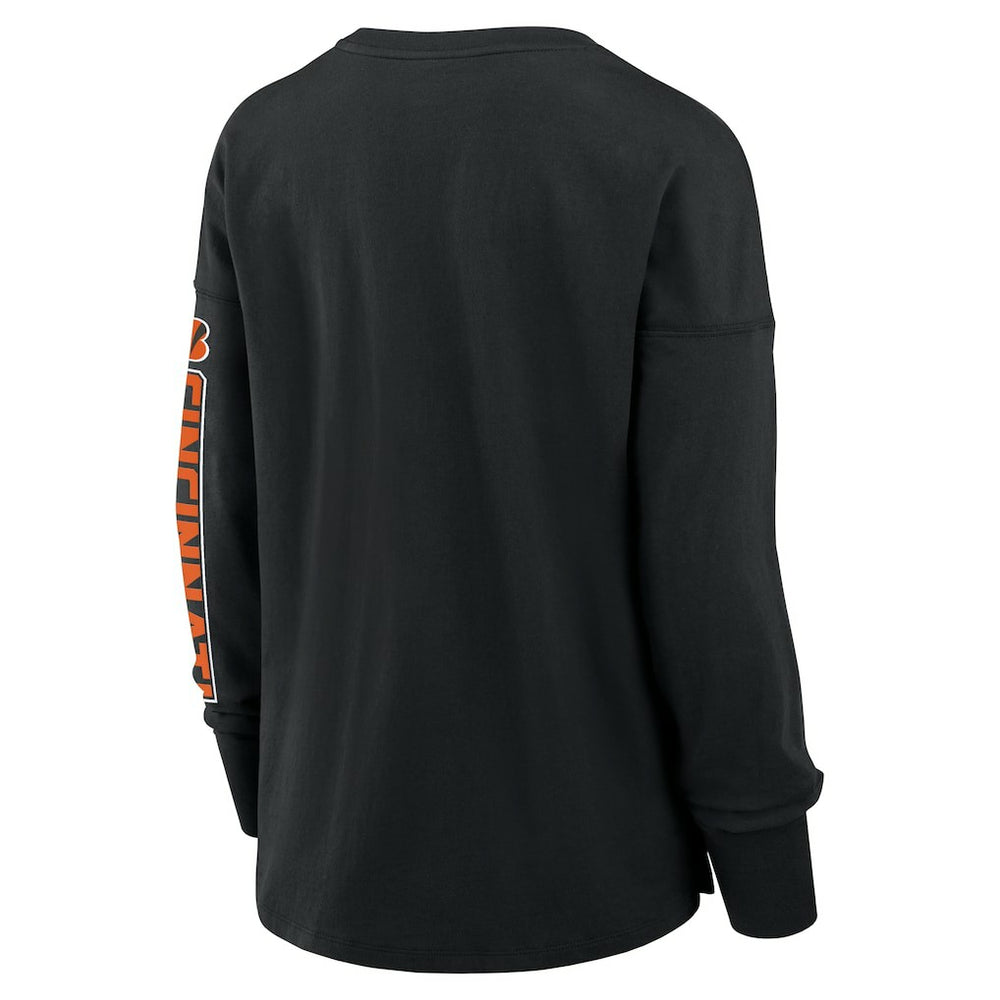 Cincinnati Bengals Women's Hometown Legacy Long Sleeve T-Shirt - Black - Fanatics