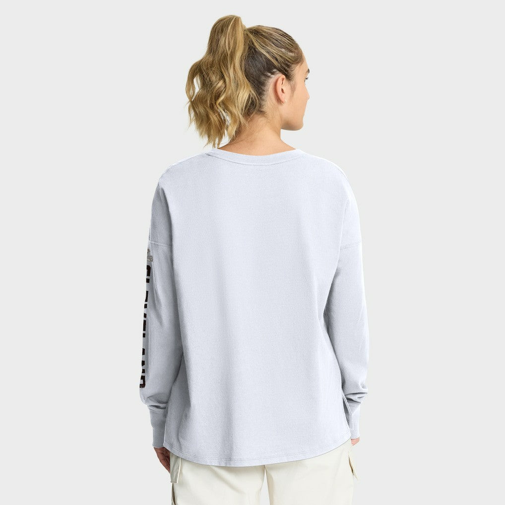 Cleveland Browns Women's Hometown Legacy Long Sleeve T-Shirt - White - Fanatics