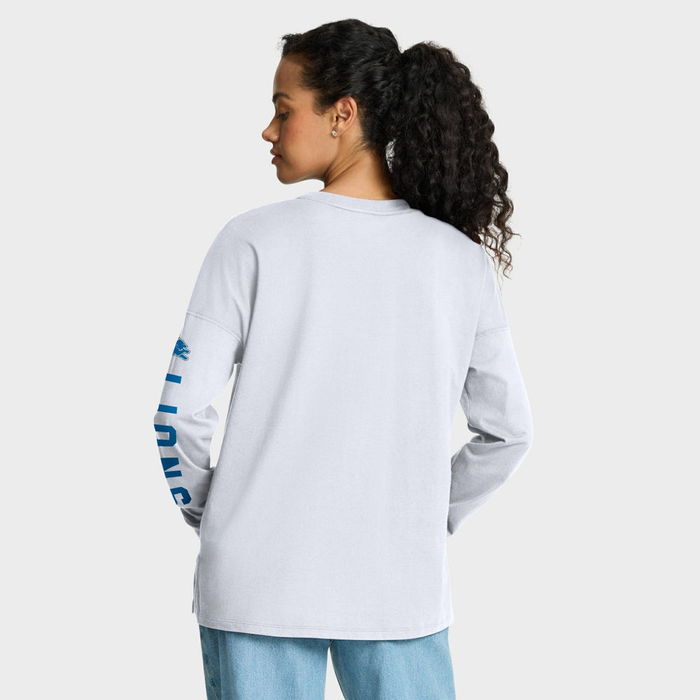 Detroit Lions Women's Hometown Legacy Long Sleeve T-Shirt - White - Fanatics