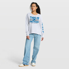 Detroit Lions Women's Hometown Legacy Long Sleeve T-Shirt - White - Fanatics