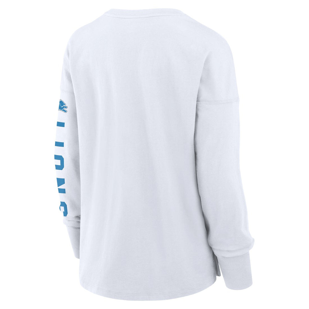 Detroit Lions Women's Hometown Legacy Long Sleeve T-Shirt - White - Fanatics