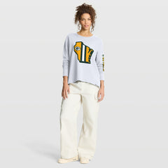 Green Bay Packers Women's Hometown Legacy Long Sleeve T-Shirt - White - Fanatics