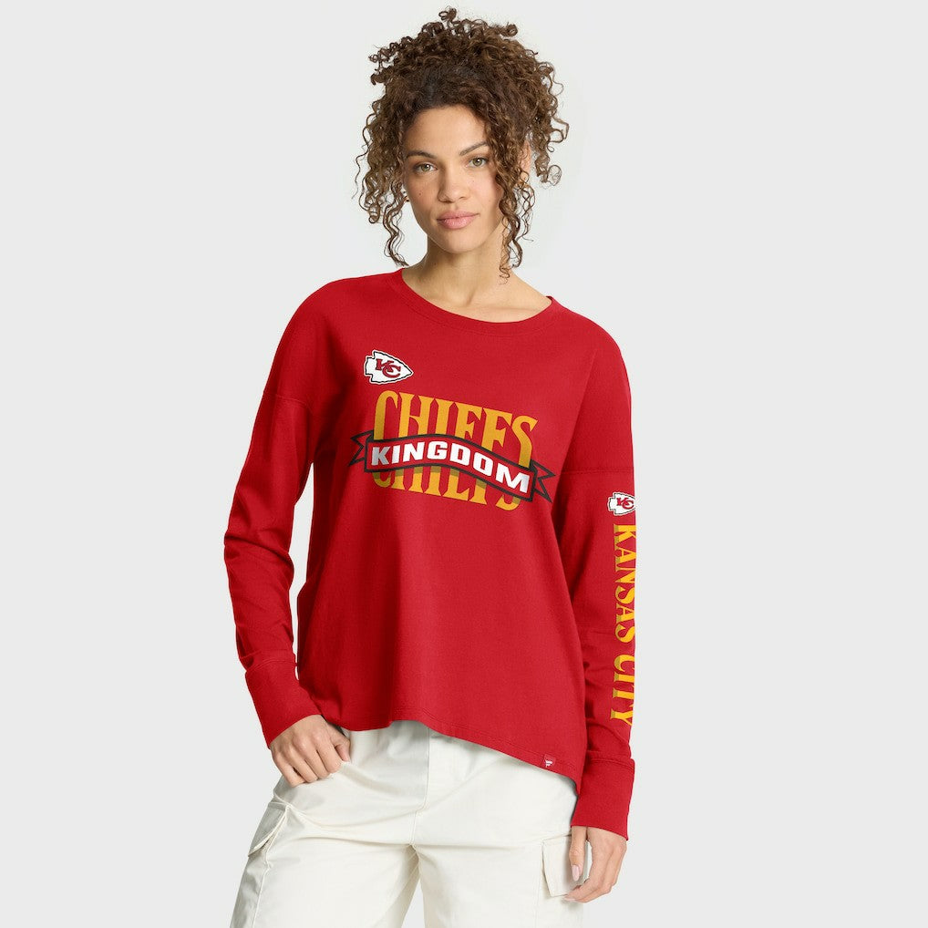 Kansas City Chiefs Women's Hometown Legacy Long Sleeve T-Shirt - Red - Fanatics